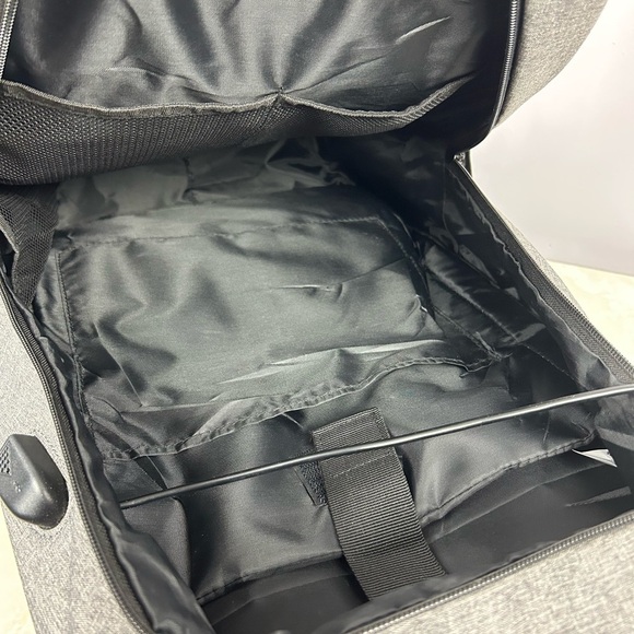 Ezuola Travel Laptop Backpack, Business Work Bag Gray - Picture 11 of 14